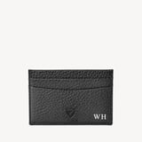 Slim Credit Card Holder Black Pebble