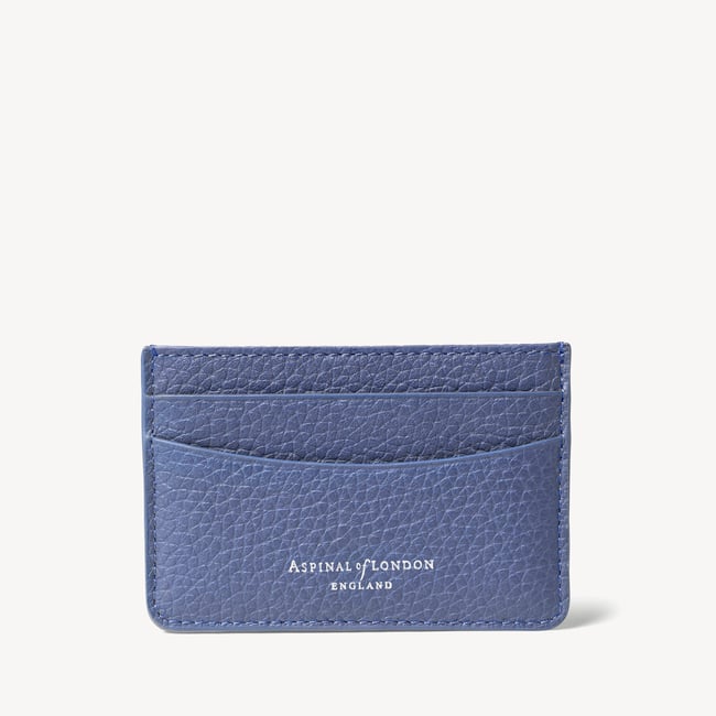 Slim Credit Card Holder Bluebell Pebble