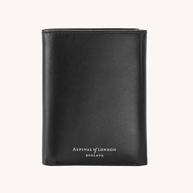 Trifold Wallet Smooth Black