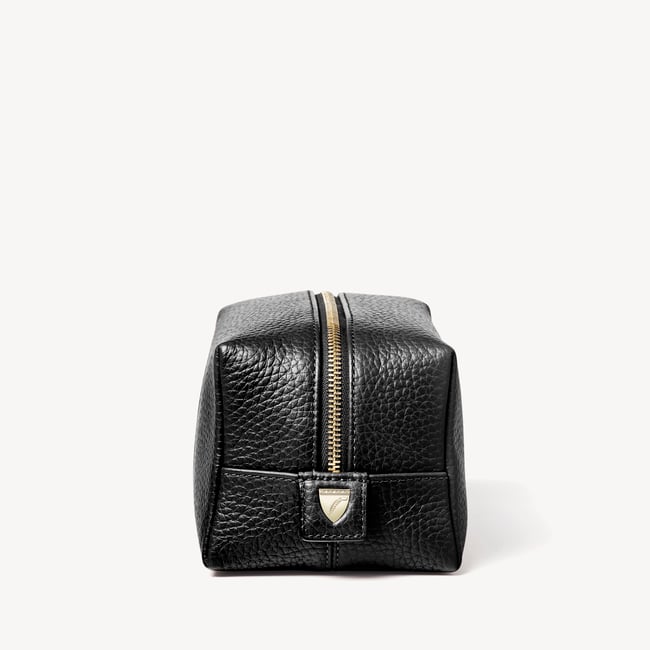 London Makeup Bag Black Pebble