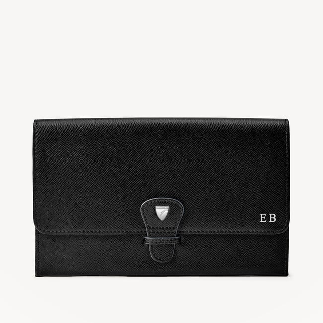 Travel Collection Black Saffiano