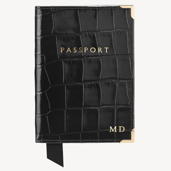 Travel Collection Deep Shine Black Croc