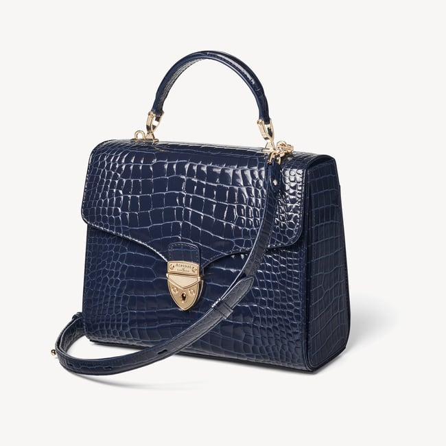 Mayfair® Midnight Blue Patent Croc