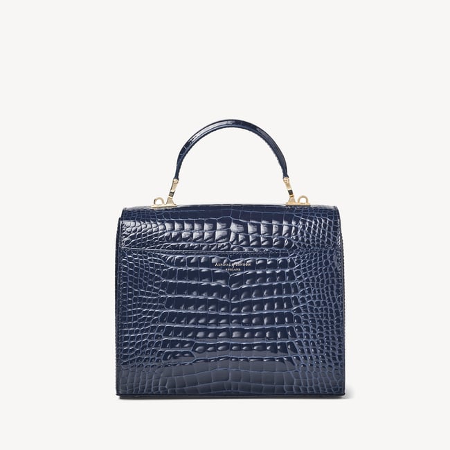 Mayfair® Midnight Blue Patent Croc