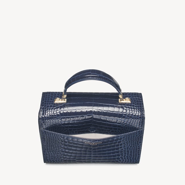 Mayfair® Midnight Blue Patent Croc