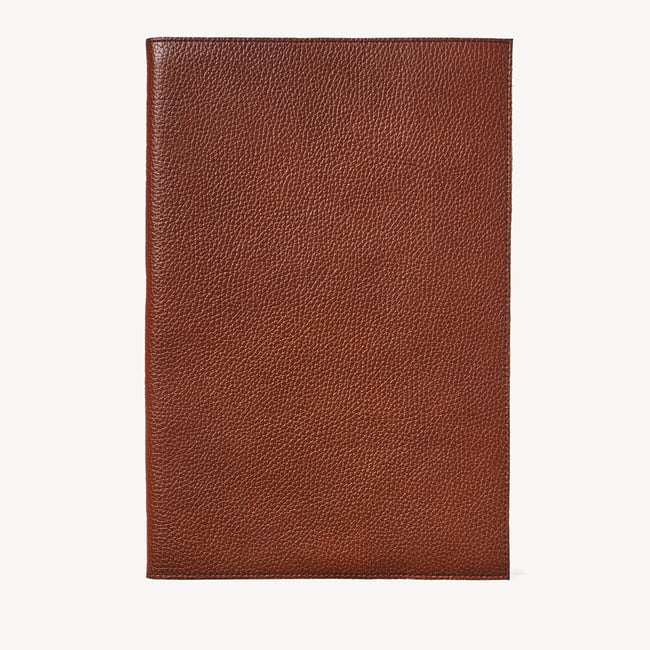 A4 Refillable Journal Tobacco Pebble