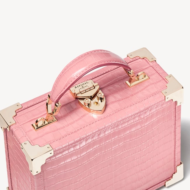 Trunk Deep Shine Cherry Blossom Small Croc