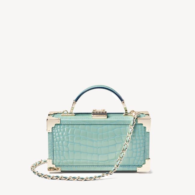 Trinket Box Willow Patent Croc