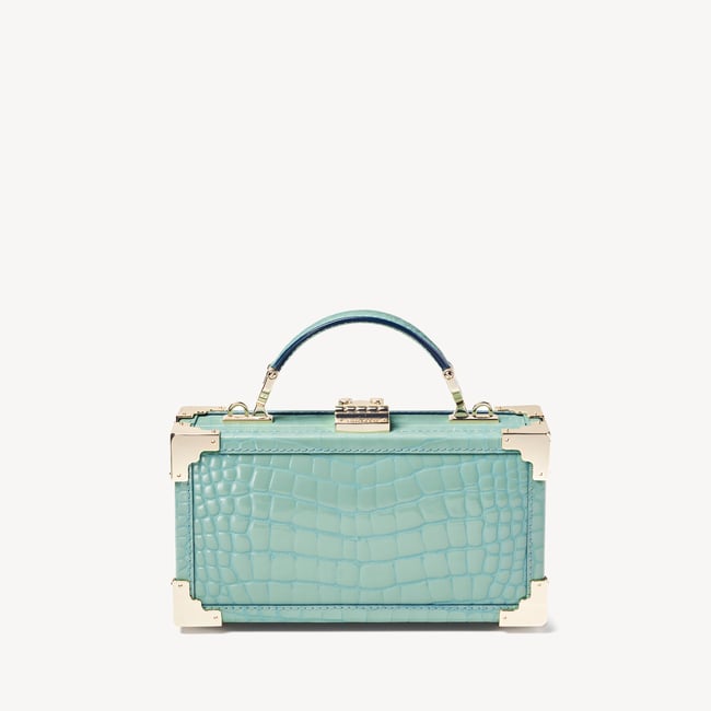 Trinket Box Willow Patent Croc
