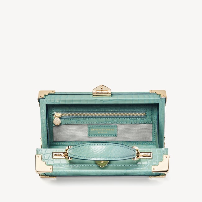 Trinket Box Willow Patent Croc
