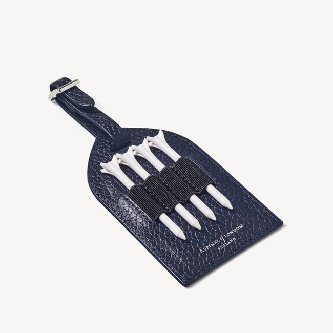 Golf Tee Holder Navy Pebble