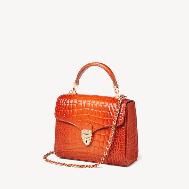 Midi Mayfair® Deep Shine Marmalade Ombre Croc