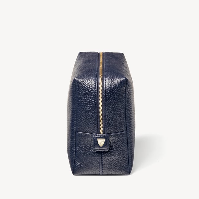 London Toiletry Bag Navy Pebble