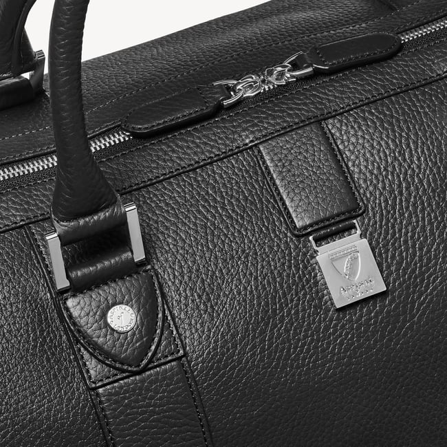 Boston Duffle Travel Bag Black Pebble