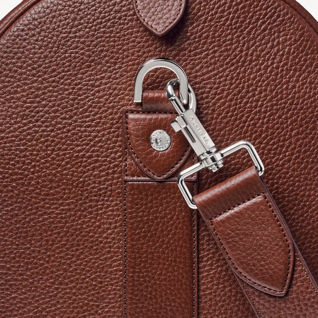 Boston Duffle Travel Bag Tobacco Pebble
