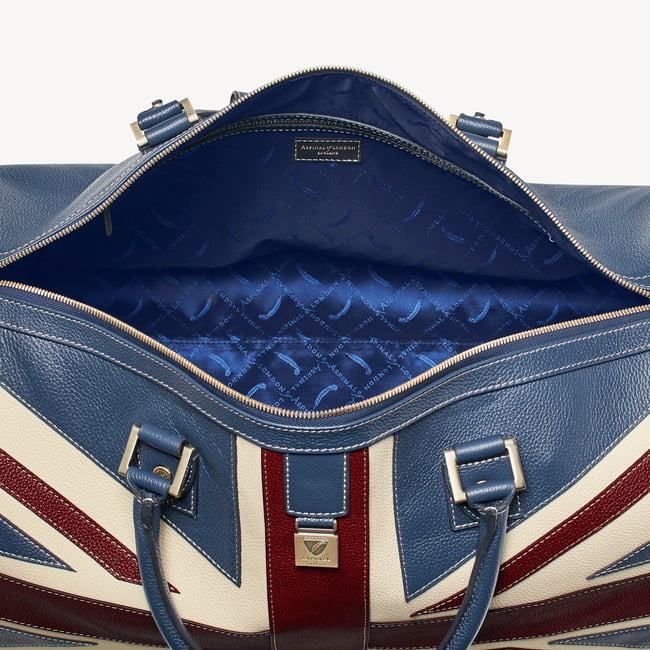 Brit Duffle Travel Bag Union Jack Pebble