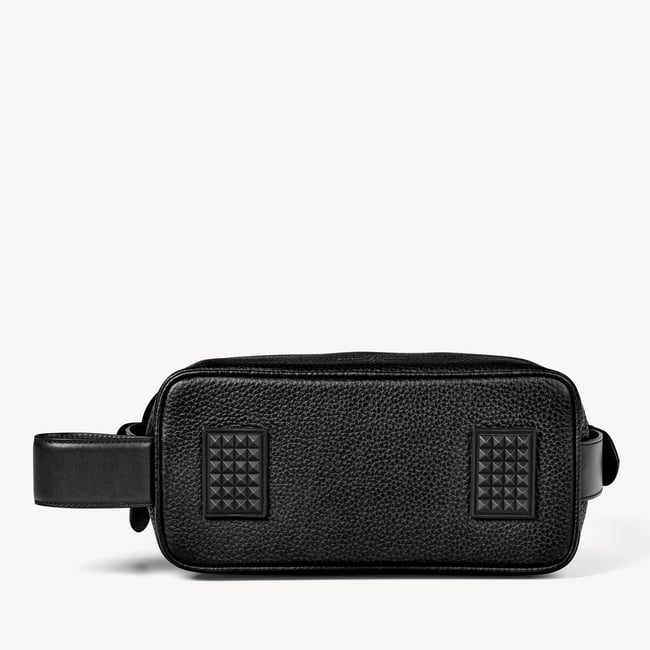 Reporter Wash Bag Black Pebble