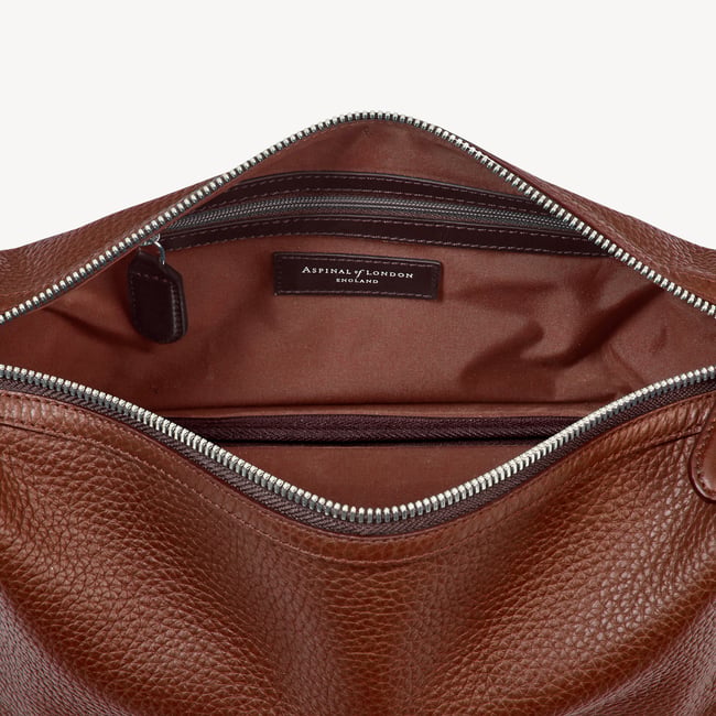 Reporter Wash Bag Tobacco Pebble