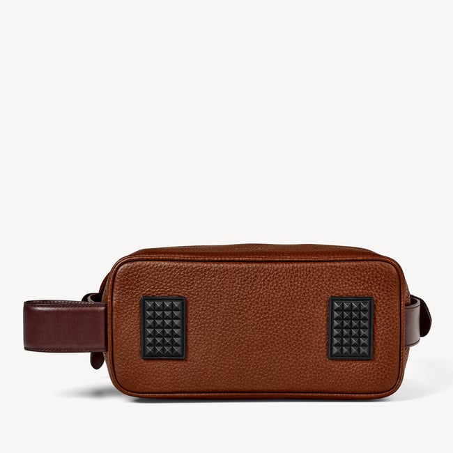 Reporter Wash Bag Tobacco Pebble