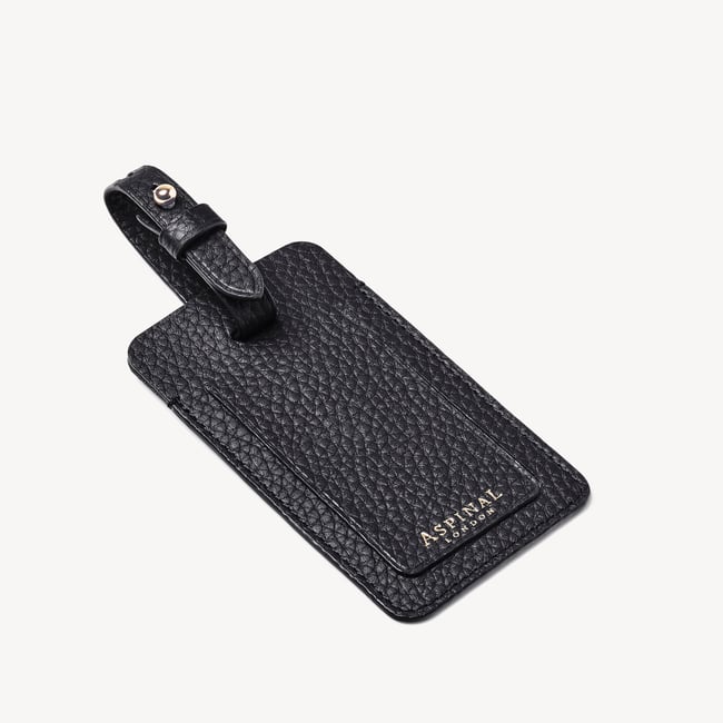 Luggage Tag Black Pebble