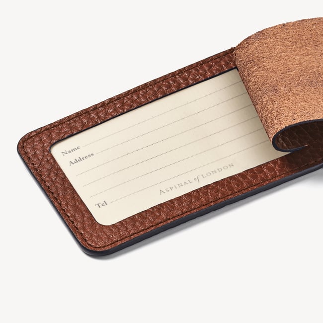 Luggage Tag Tobacco Pebble