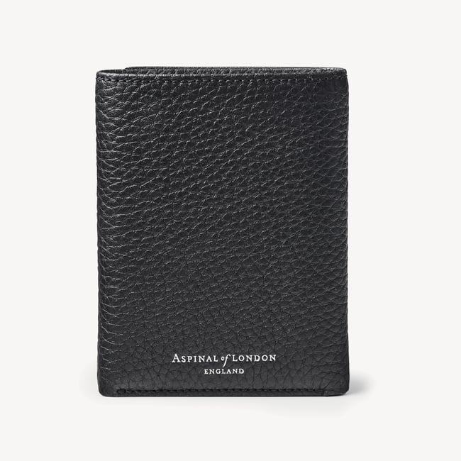 Trifold Wallet Black Pebble