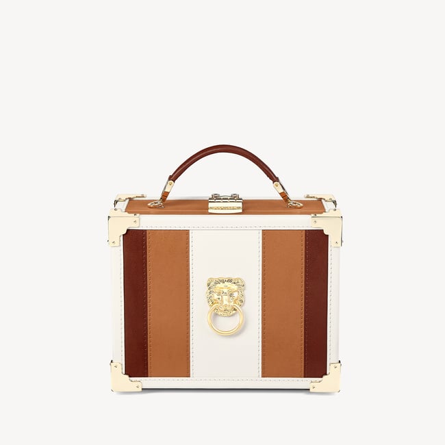Trunk Signature Lion's Head with Tan, Ivory & Redwood