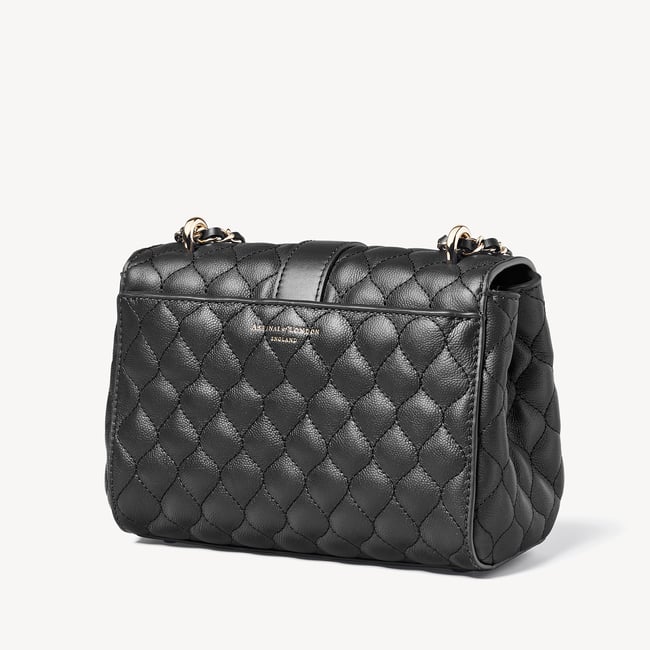 Lottie Black Quilted Kaviar