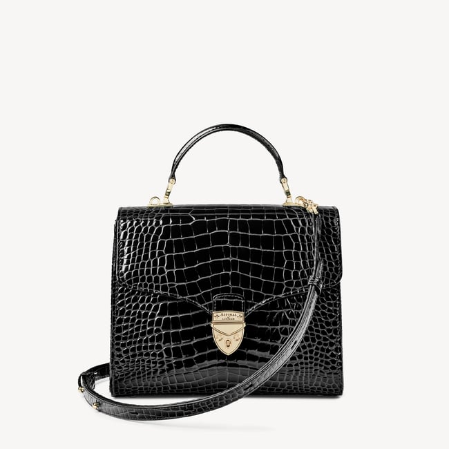 Mayfair® Black Patent Croc