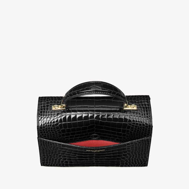 Mayfair® Black Patent Croc