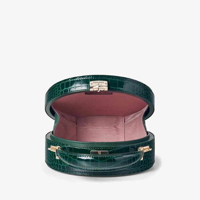 Hat Box Evergreen Patent Croc