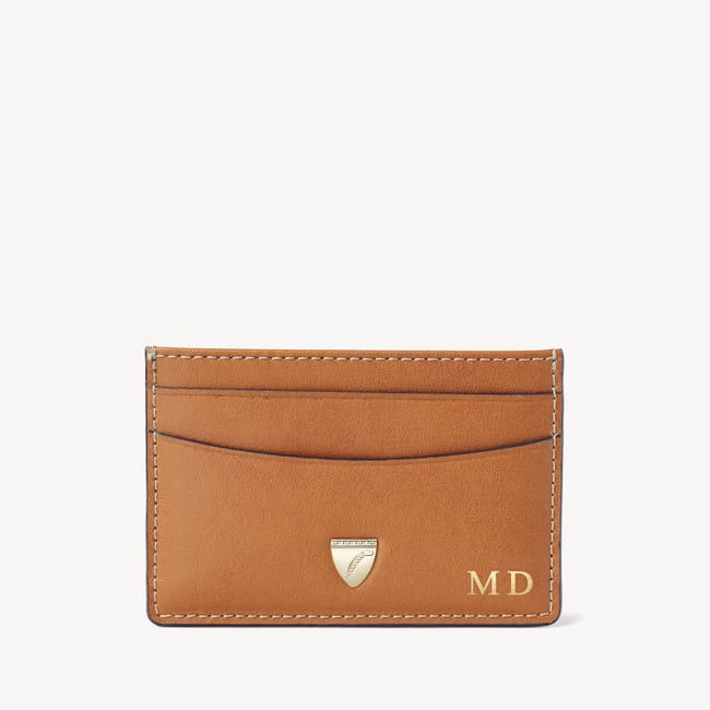 Slim Credit Card Holder Smooth Tan