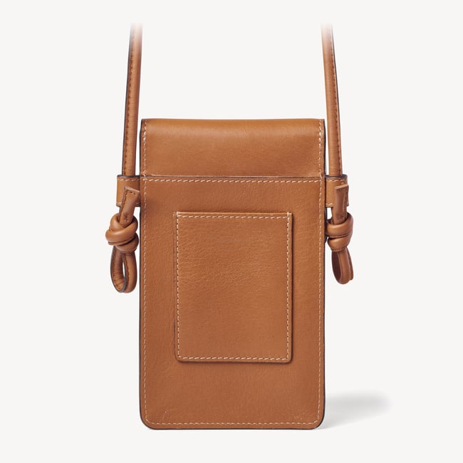 Ella Crossbody Phone Pouch Smooth Tan