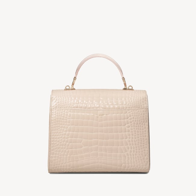 Mayfair® Soft Taupe Patent Croc