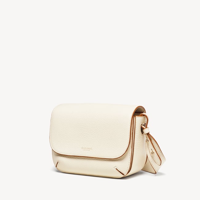 Ella Crossbody Ivory Pebble