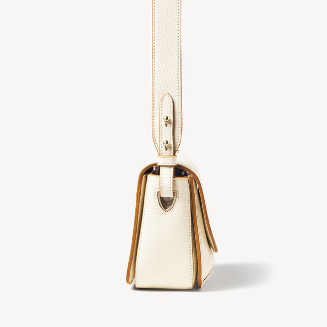 Ella Crossbody Ivory Pebble