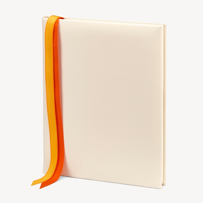 Deluxe Baby Record Book Smooth Ivory