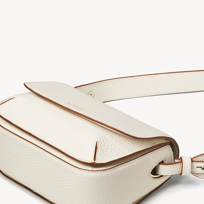Ella Crossbody Ivory Pebble
