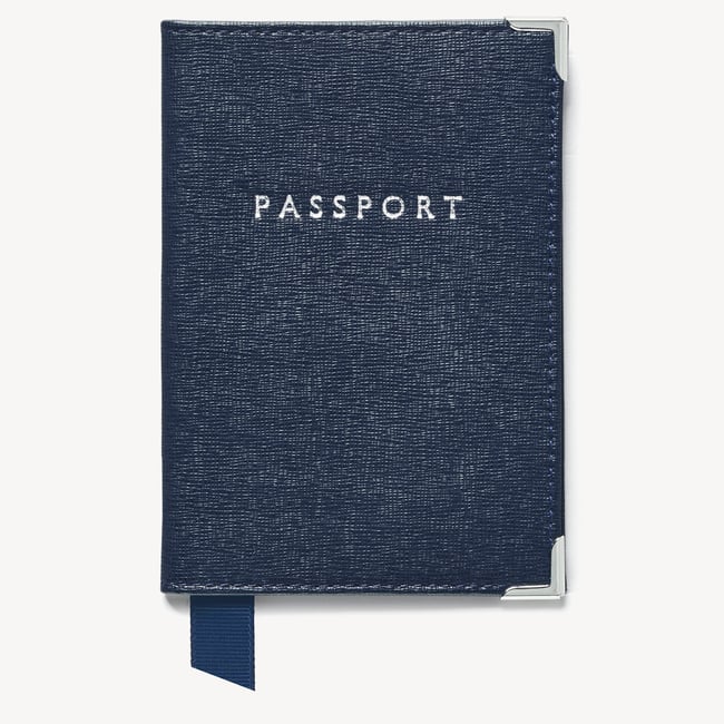 Travel Collection  Navy Saffiano