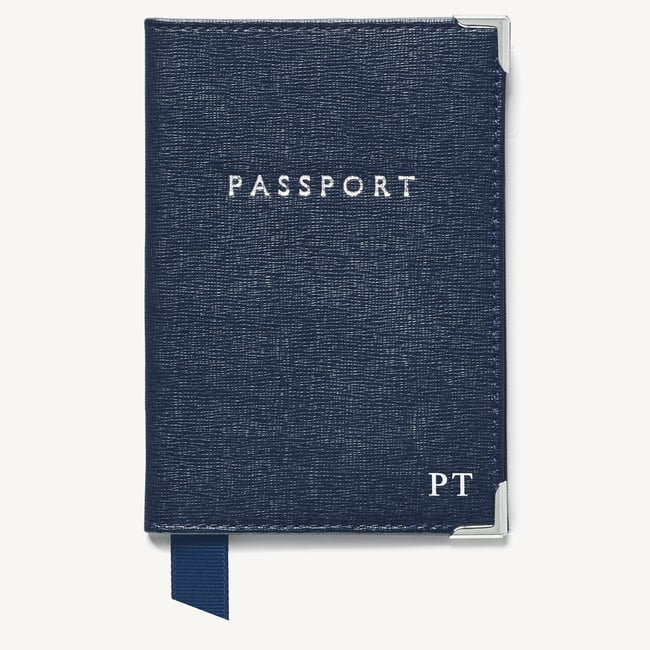 Travel Collection  Navy Saffiano