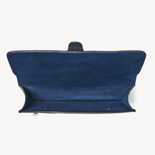 Travel Wallet  Navy Saffiano