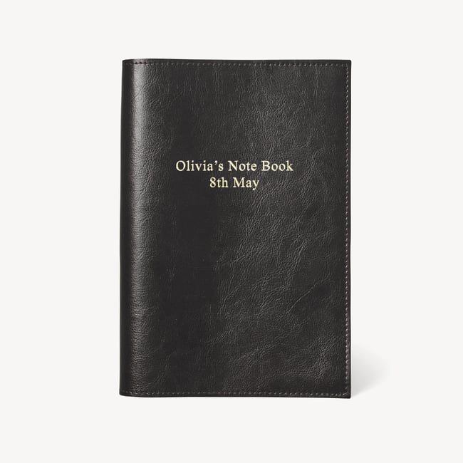 A5 Refillable Journal Smooth Black