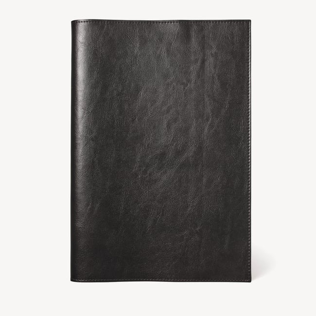 A4 Refillable Journal Smooth Black