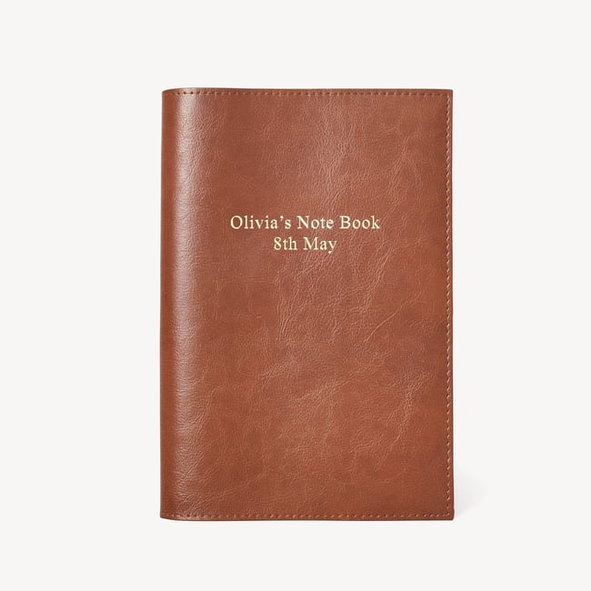 A5 Refillable Journal Smooth Antique Brown