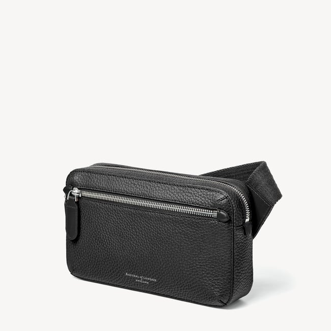 Reporter Compact Crossbody Black Pebble