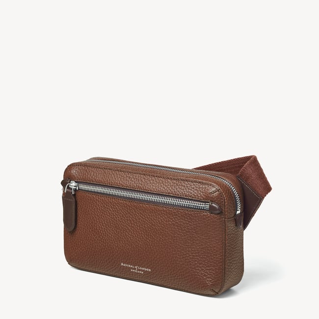 Reporter Compact Crossbody Tobacco Pebble