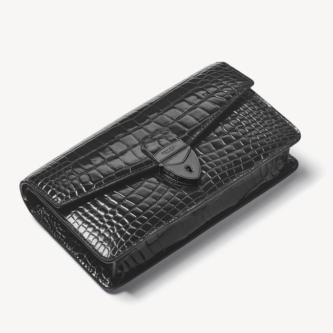 Mayfair® 2 Clutch Black Patent Croc