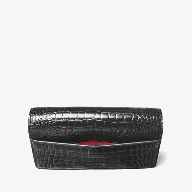 Mayfair® 2 Clutch Black Patent Croc