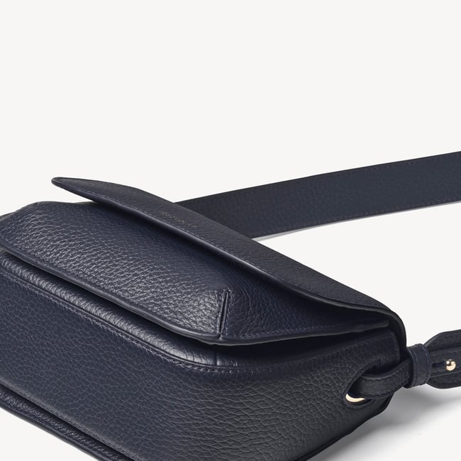 Ella Crossbody Navy Pebble