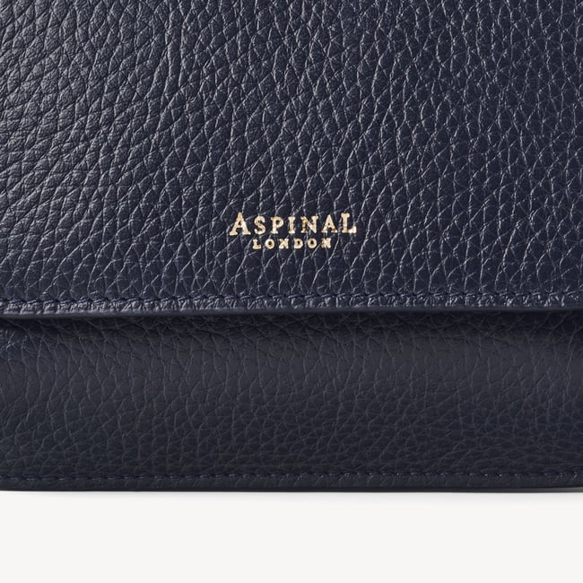 Ella Crossbody Navy Pebble